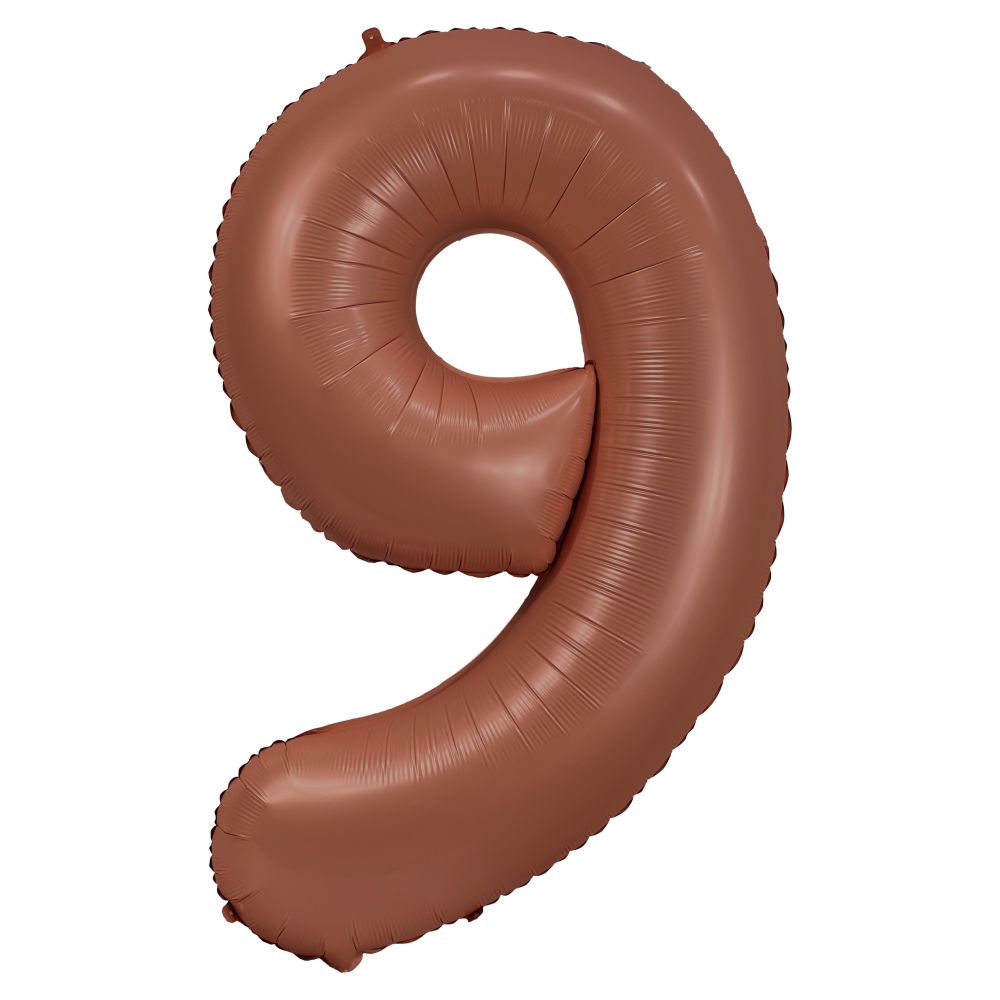 34" COFFEE NUMBER BALLOON