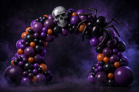 GOTHIC PURPLR HALLOWEEN ARCH